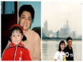 左边是和父亲在发小家的合影，右边是大学毕业时与父亲在珠江边。感谢父亲一直以来对我的陪伴和包容。爸爸，谢谢你！（戚珍珠供图）