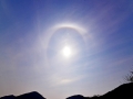 江苏无锡惊现日晕景观 绚丽迷人