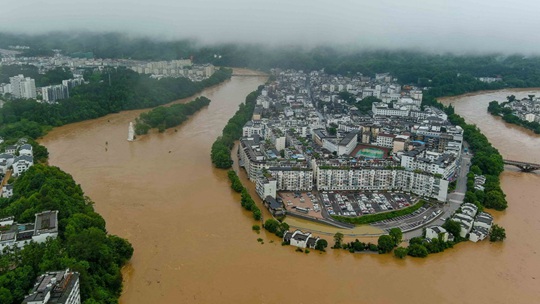江西遭遇強降雨 上饒等地洪澇災害嚴重