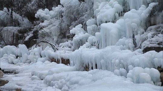 冰雪封冻入数九 组图尽览冬日限定美景