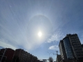 Spectacular! "Sunshine halo" in Beijing sky