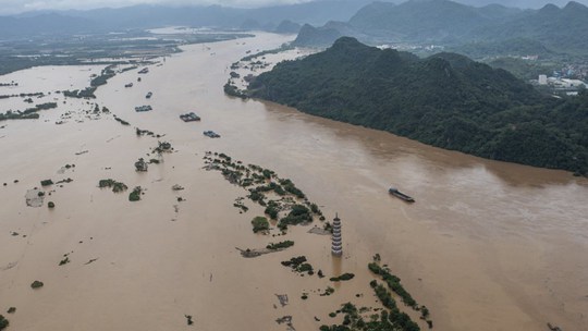  Heavy rainfall has made Qingyuan, Guangdong Province, a "country of abundance"