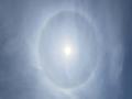  The halo over Beijing looks like "big eyes" in the sky