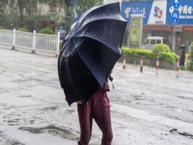 台风“摩羯”给广西部分地区带来强风雨 局地风力达11级