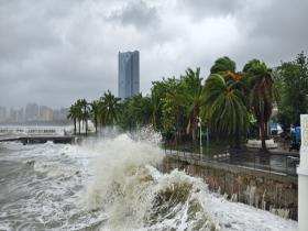 台风”蝴蝶“逼近 海南广东等地风浪渐起
