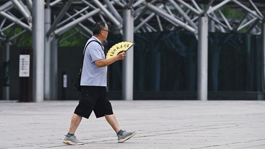  The weather in Beijing is sultry, like steamers, and the street is cool