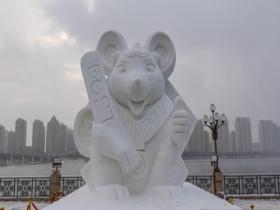 可可爱爱 吉林十二生肖雪（冰）雕亮相