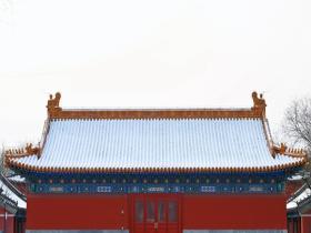 白雪映古建 北京雪景分外迷人