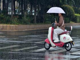 河南汝州降雨添凉意 一组图看雨中景象