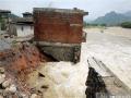 洪水冲垮了房屋。灌阳宣传部供图