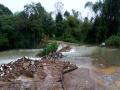 台风“卡努”携雨至，崇左部分乡镇道路被淹（摄影：农明哲）