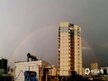 中国天气网广西站讯 今天（20日）傍晚时分，一场狂风暴雨过后，南宁的上空出现了两道彩虹，蔚为壮观。（文/周玉 图/韦坚）