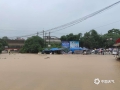 图为7日，桂林市永福县城区被淹。（图/韦宇 廖文善 文/蒋熙 刘婷 黎微微 李会玲 李诗婷）