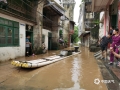 图为7日，恭城城区被淹。（图/周梅芬 文/唐小琴 严春梅 黎树明 莫泳）