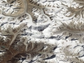 2014年1月2日消息（具体拍摄时间不详），世界最高峰珠穆朗玛峰卫星图。（eyevine/视觉中国/版权图片 来源视觉中国）