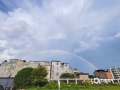 中国天气网广西站讯 今天（26日）傍晚，一场阵雨过后，绚丽的双彩虹出现在贵港桂平市西山镇的上空。（图文/陆伟昇）