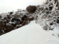 中国天气网讯 2月22日，广西资源县隘门界雪景和雾凇齐至。冰天雪地，道路宛若铺上白色的地毯，举目皆是凝霜挂雪的树枝，俨然一派北国景象。(图文/张宇）