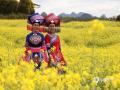 中国天气网广西站讯 3月6日，来宾市忻城县薰衣草庄园的油菜花竞相绽放，一派春意盎然，吸引游客前来踏青赏花。（图/樊绍光 文/苏庆红）