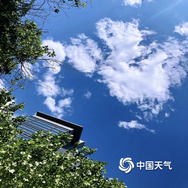 今天(6月3日),北京天氣晴朗,午後全市大部地區風力在5級左右,大風吹出