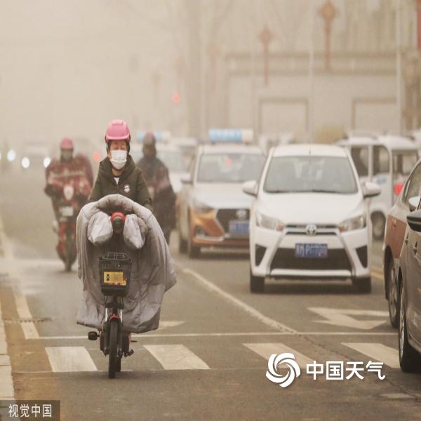 北方遭遇大范围沙尘 组图直击影响现场-图片-中国天气网