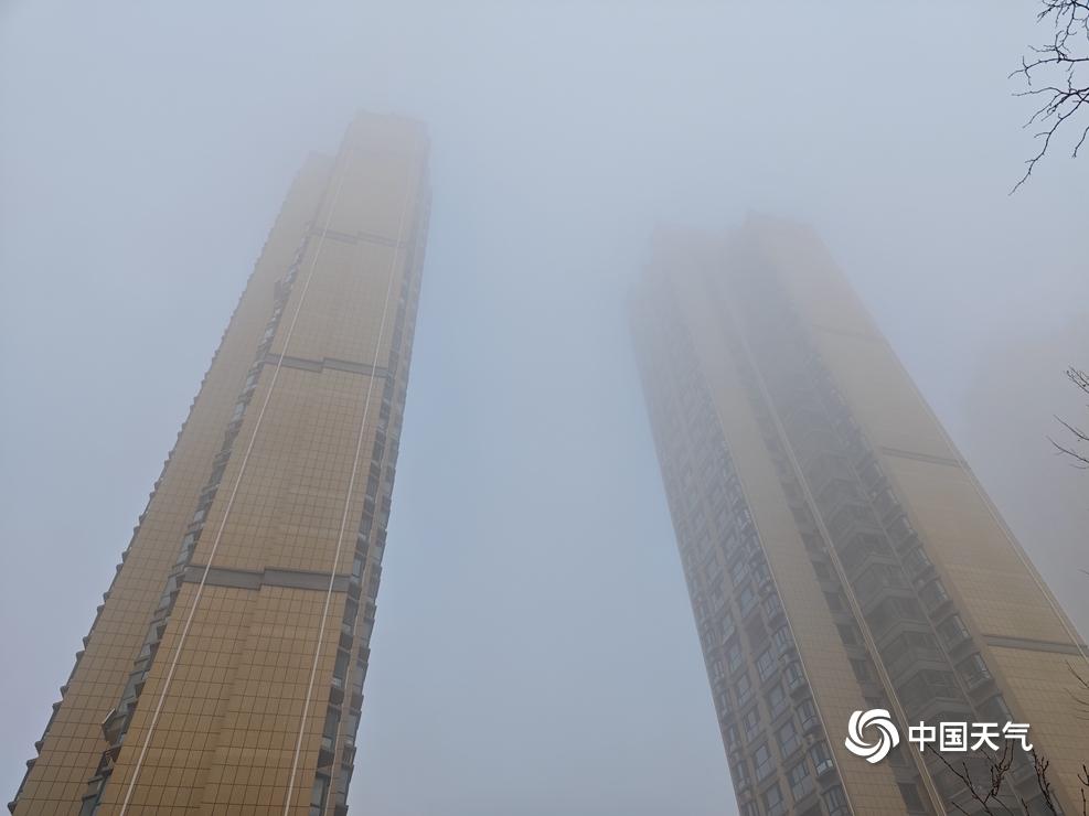 今晨我国多地出现大雾天气局地能见度不足200米 一组图直击朦胧现场-图片频道